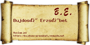 Bujdosó Erzsébet névjegykártya